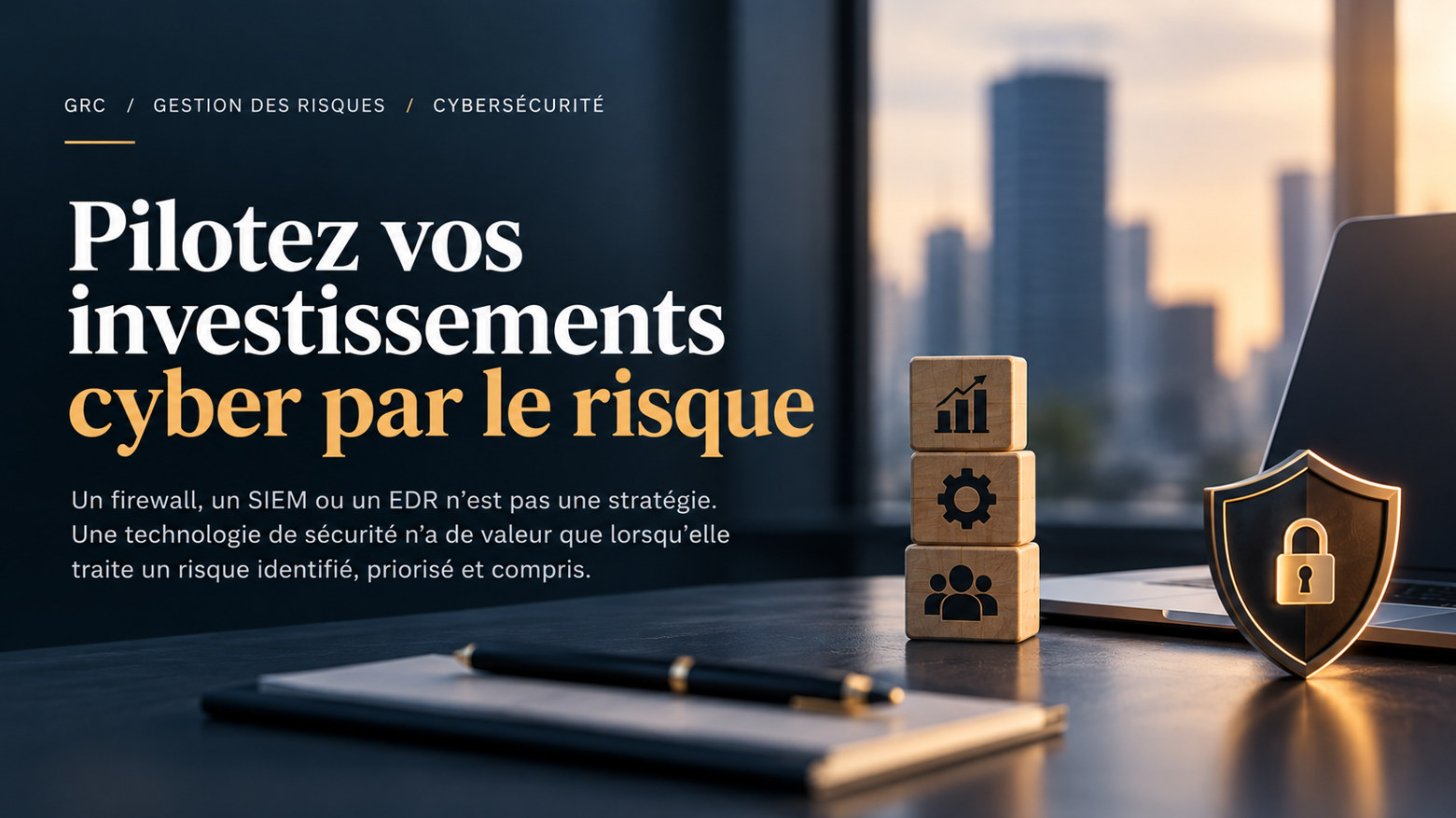 Illustration des investissements cyber guidés par le risque